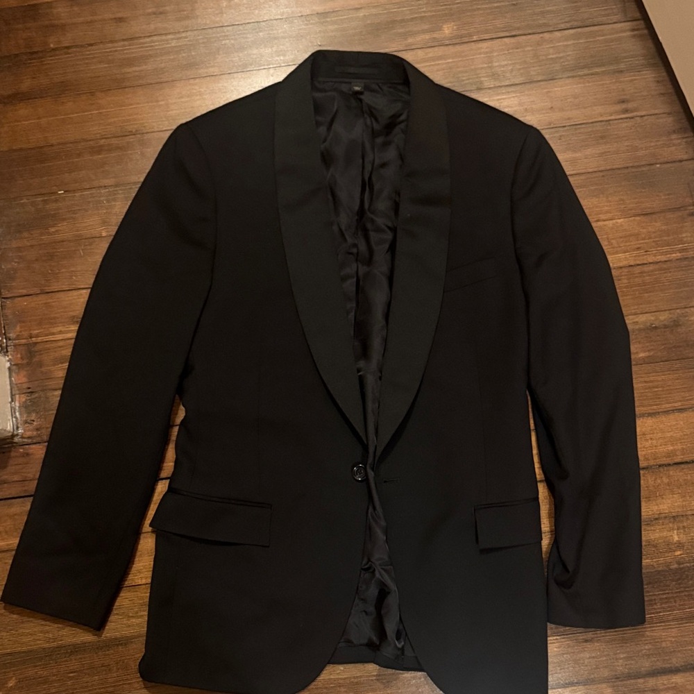 J. Crew Elegant Black Tuxedo Blazer